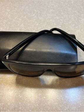 Saint Laurent Black Women’s Sunglasses with Dark Lenses